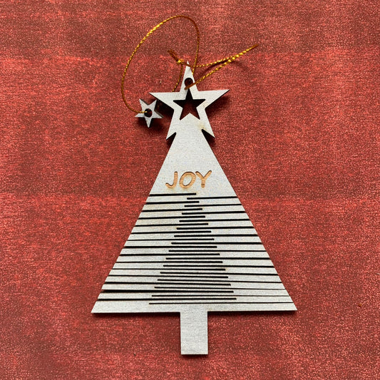 Flexies Joy Tree Ornament - 4 inches tall, color options